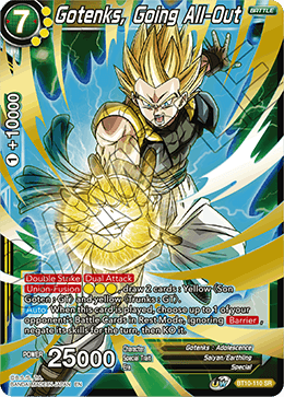 BT10-110 - Gotenks, Going All-Out 2ndEd - Super Rare (SR)