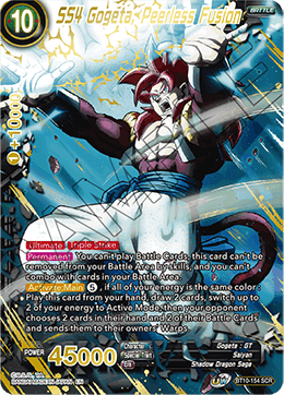 BT10-154 - SS4 Gogeta, Peerless Fusion - Secret Rare (SCR)