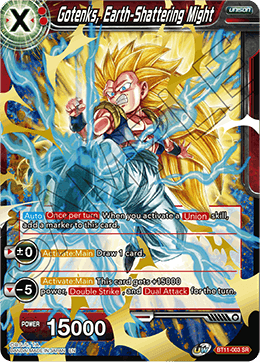 BT11-003 - Gotenks, Earth Shattering Might 2ndEd - Super Rare (SR)