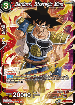 BT11-025 - Bardock, Strategic Mind 2ndEd - Super Rare (SR)