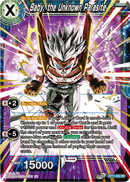 BT11-033 - Baby, the Unknown Parasite - Super Rare (SR)