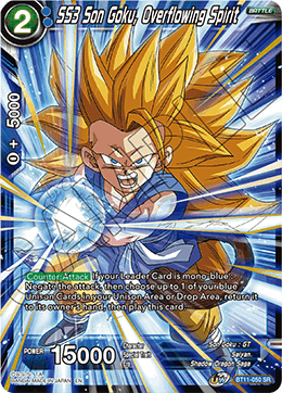 BT11-050 - SS3 Son Goku, Overflowing Spirit 2ndEd - Super Rare (SR)