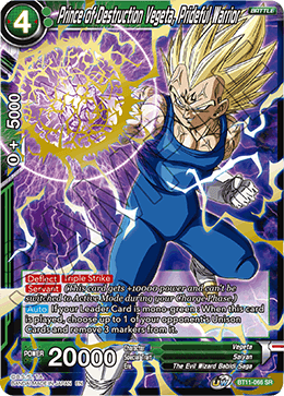 BT11-066 - Prince of Destruction Vegeta, Prideful Warrior - Super Rare (SR)