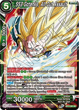 BT11-081 - SS3 Gotenks, All-Out Assault - Super Rare (SR)