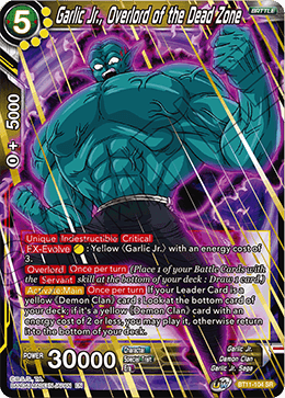 BT11-104 - Garlic Jr., Overlord of the Dead Zone - Super Rare (SR)