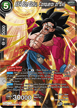 BT11-126 - SS4 Son Goku, Conqueror of Evil - Super Rare (SR)