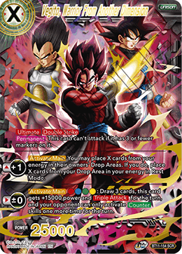 BT11-154 - Vegito, Warrior From Another Dimension - Secret Rare (SCR)