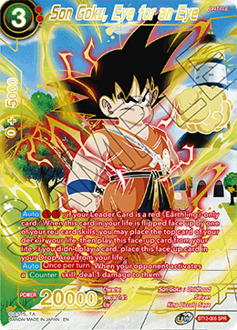 BT12-005 - Son Goku, Eye for an Eye - Special Rare (SPR)