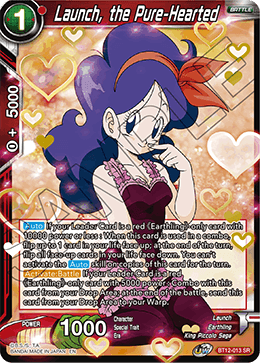 BT12-013 - Launch, the Pure-Hearted - Super Rare (SR)