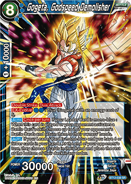 BT12-038 - Gogeta, Godspeed Demolisher - Super Rare (SR)