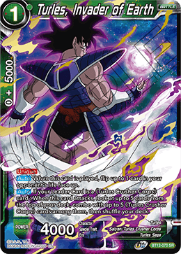 BT12-070 - Turles, Invader of Earth - Super Rare (SR)