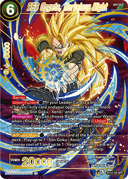 BT12-136 - SS3 Gogeta, Marvelous Might - Special Rare (SPR)