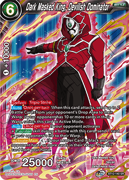 BT12-140 - Dark Masked King, Devilish Dominator - Super Rare (SR)