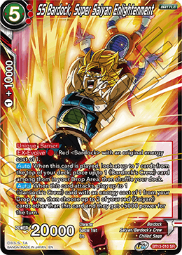 BT13-010 - SS Bardock, Super Saiyan Enlightenment - Super Rare (SR)