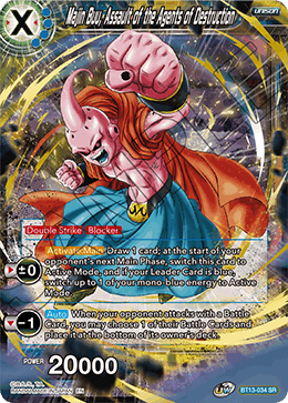 BT13-034 - Majin Buu, Assault of the Agents of Destruction - Super Rare (SR)