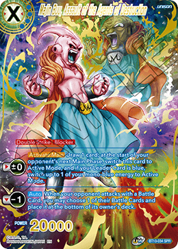 BT13-034 - Majin Buu, Assault of the Agents of Destruction - Special Rare (SPR)