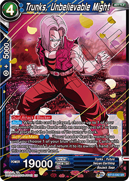 BT13-042 - Trunks, Unbelievable Might - Super Rare (SR)