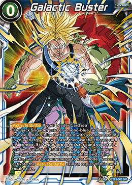 BT13-060 - Galactic Buster - Super Rare (SR)