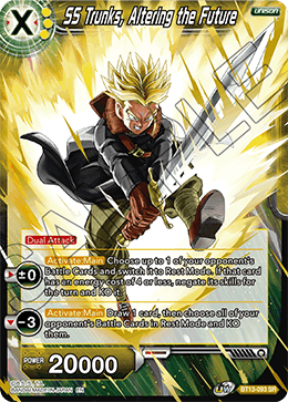 BT13-093 - SS Trunks, Altering the Future - Super Rare (SR)