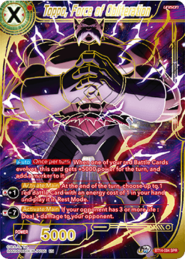 BT14-004 - Toppo, Force of Obliteration - Special Rare (SPR)