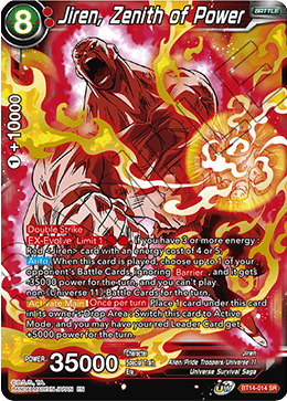 BT14-014 - Jiren, Zenith of Power - Super Rare (SR)