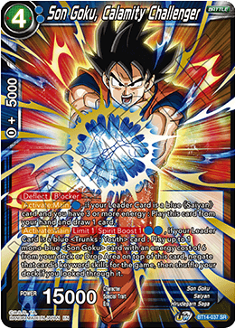 BT14-037 - Son Goku, Calamity Challenger - Super Rare (SR)