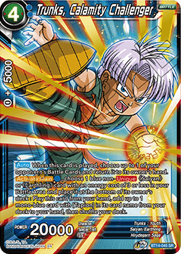 BT14-045 - Trunks, Calamity Challenger - Super Rare (SR)