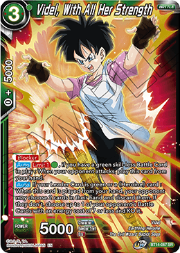 BT14-067 - Videl,With All Her Strength - Super Rare (SR)