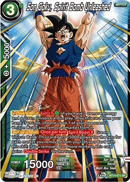 BT14-071 - Son Goku, Spirit Bomb Unleashed - Super Rare (SR)