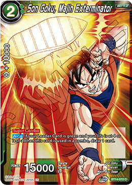 BT14-072 - Son Goku, Majin Exterminator - Super Rare (SR)