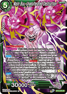 BT14-076 - Majin Buu, Unadulterated Destruction - Super Rare (SR)