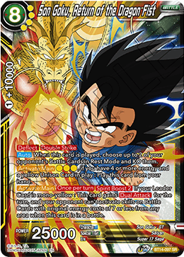 BT14-097 - Son Goku, Return of the Dragon Fist - Super Rare (SR)