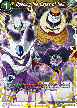 BT14-116 - Opening the Gates of Hell - Super Rare (SR)