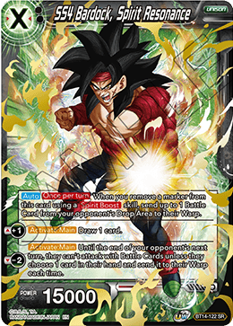 BT14-122 - SS4 Bardock, Spirit Resonance - Super Rare (SR)