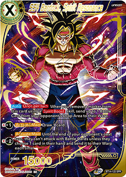 BT14-122 - SS4 Bardock, Spirit Resonance - Special Rare (SPR)