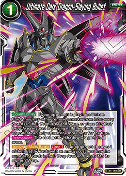 BT14-140 - Ultimate Dark Dragon-Slaying Bullet - Super Rare (SR)