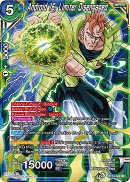 BT14-149 - Android 16, Limiter Disengaged - Super Rare (SR)