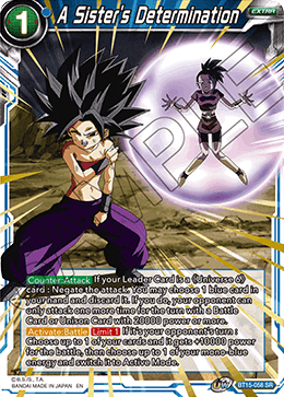 BT15-058 - A Sister's Determination - Super Rare (SR)