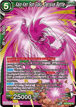 BT15-066 - Kaio-Ken Son Goku, Decisive Battle - Super Rare (SR)