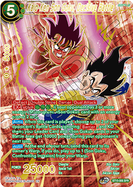 BT15-066 - Kaio-Ken Son Goku, Decisive Battle - Special Rare (SPR)