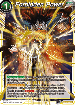 BT15-119 - Forbidden Power - Super Rare (SR)