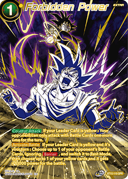 BT15-119 - Forbidden Power - Special Rare (SPR)