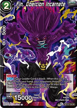 BT15-128 - Fin, Coercion Incarnate - Super Rare (SR)