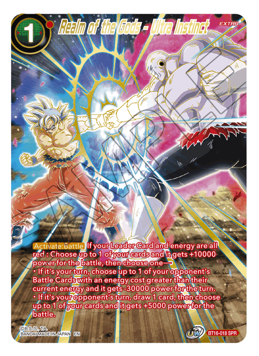 BT16-018 - Realm of the Gods - Ultra Instinct (V.2 - Special Rare) - Special Rare (SPR)