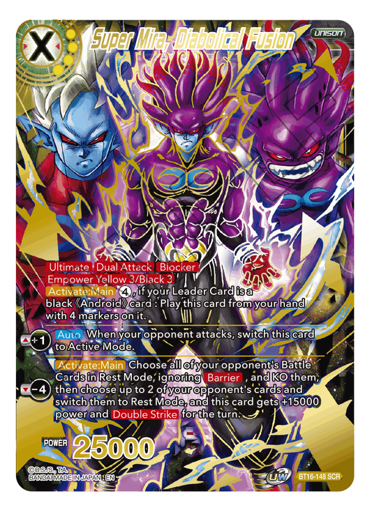 BT16-148 - Super Mira, Diabolical Fusion - Secret Rare (SCR)