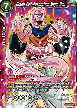 BT2-025 - Grand Evil Absorbtion Majin Buu - Super Rare (SR)