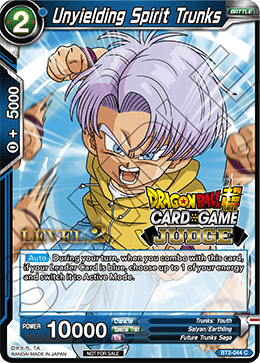 BT2-044 - Unyielding Spirit Trunks (Banned) - Judge L2