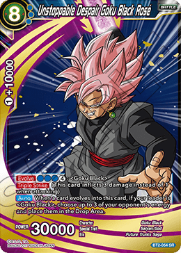 BT2-054 - Unstoppable Despair Goku Black Rosé - Super Rare (SR)