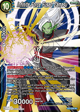 BT2-058 - Infinite Force Fused Zamasu - Super Rare (SR)