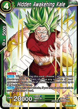 BT2-095 - Hidden Awakening Kale - Super Rare (SR)